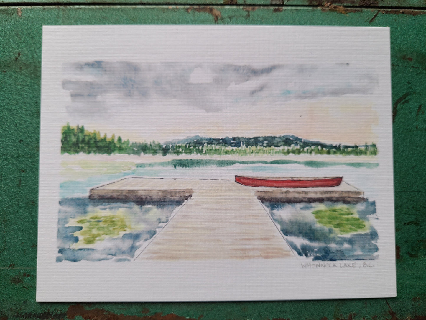 Postcard - Whonnock Lake