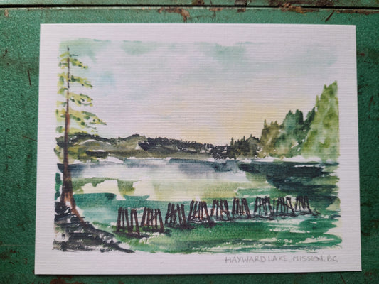 Postcard - Hayward Lake