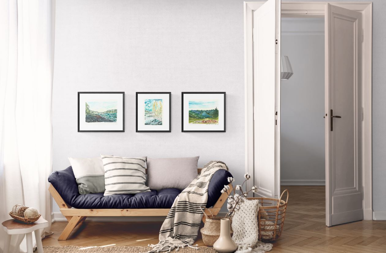 Watercolor Print - Ruskin Dam